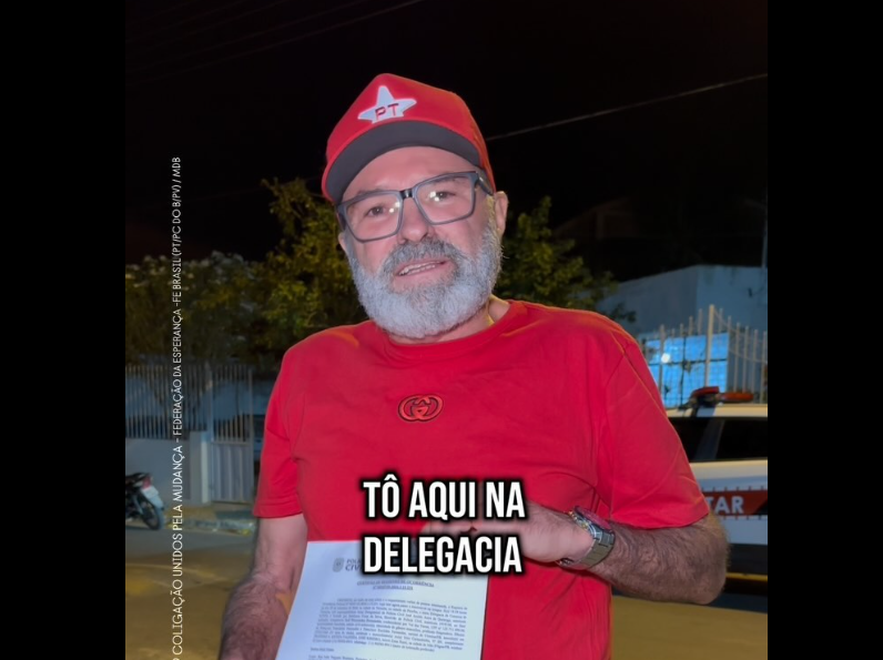 Candidato a prefeito de Mãe d-Água diz que foi ameçado por PM: “ameaçou e realizou disparo”