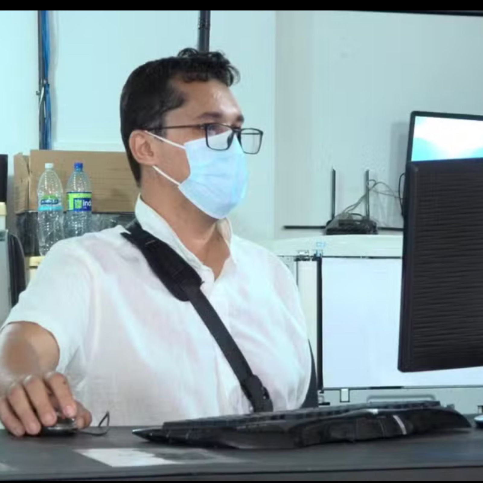 Homem que sobreviveu a ataque a tiros na UEPB volta ao trabalho: ‘muito difícil cair a ficha’