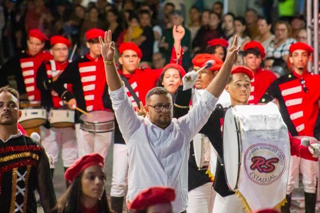 Fanfarra Maestro Ronaldo Simões brilha e emociona ao representar Monteiro no 3º Encontro de Bandas em Água Branca-PB