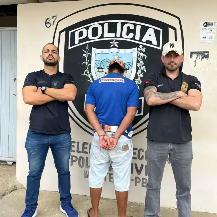 Polícia Civil de Monteiro prende suspeito de tráfico de drogas durante ação de combate ao crime organizado