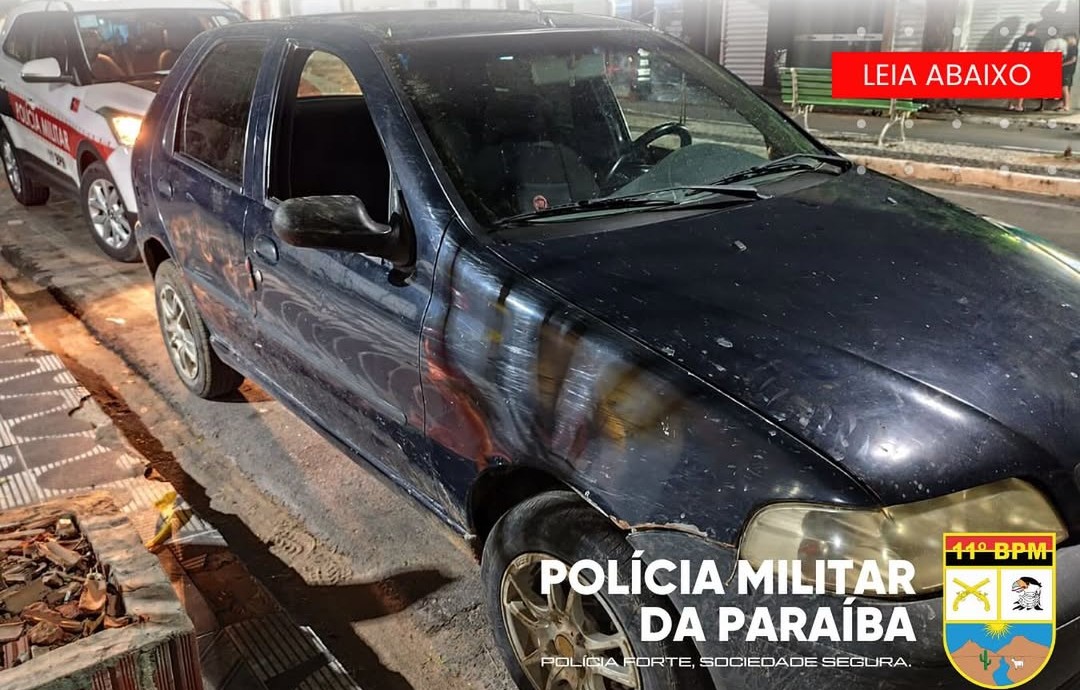 Polícia Militar apreende veículo e conduz motorista por embriaguez ao volante em Serra Branca