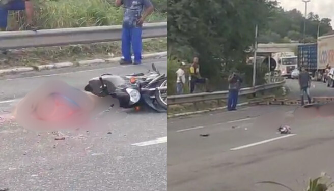 Motociclista tem cabeça decepada e morre após acidente na BR-101, em João Pessoa