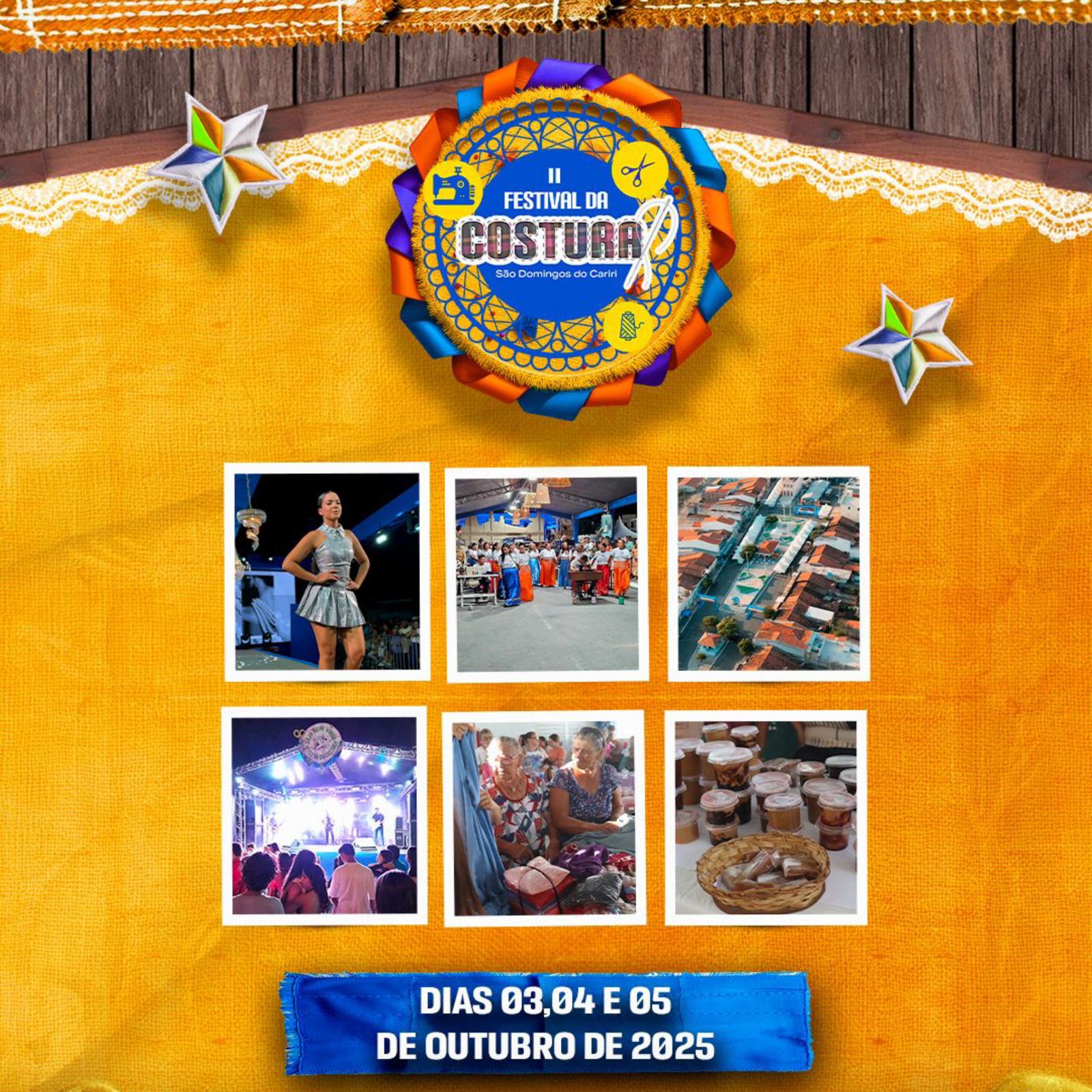 Prefeitura de São Domingos do Cariri anuncia datas do II Festival da Costura