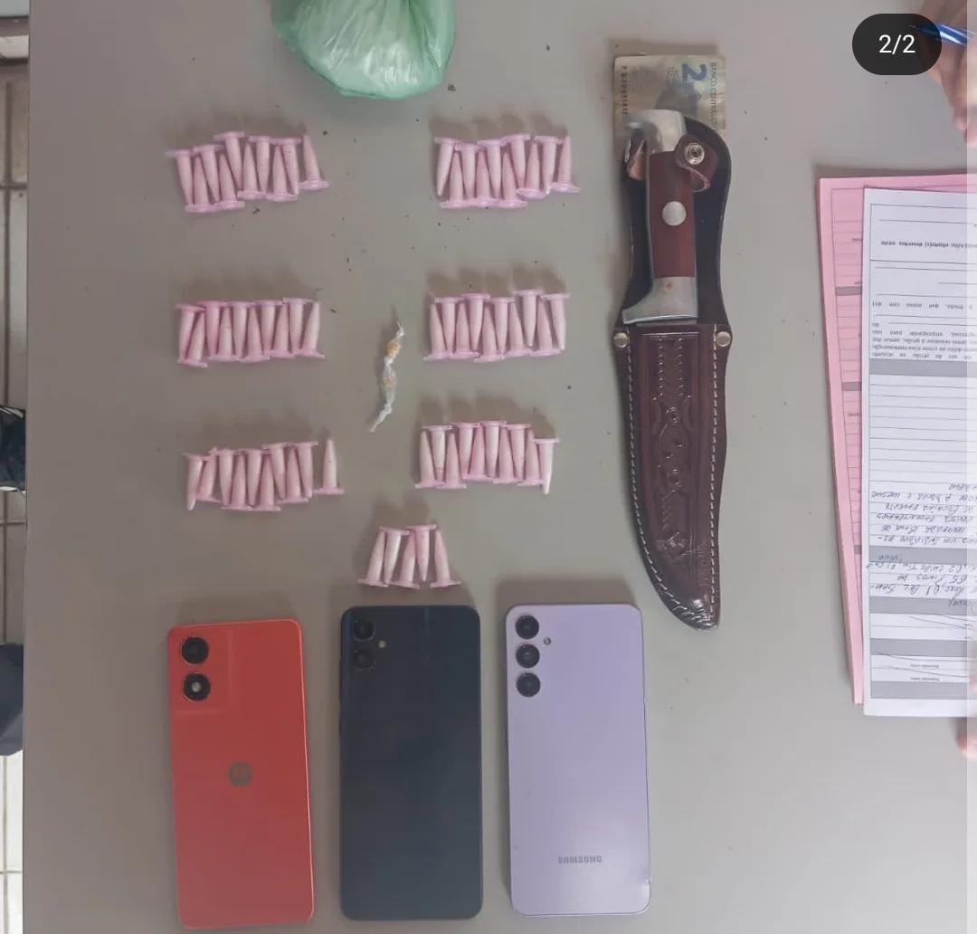 Polícia Militar prende homem por tráfico de drogas em camalaú