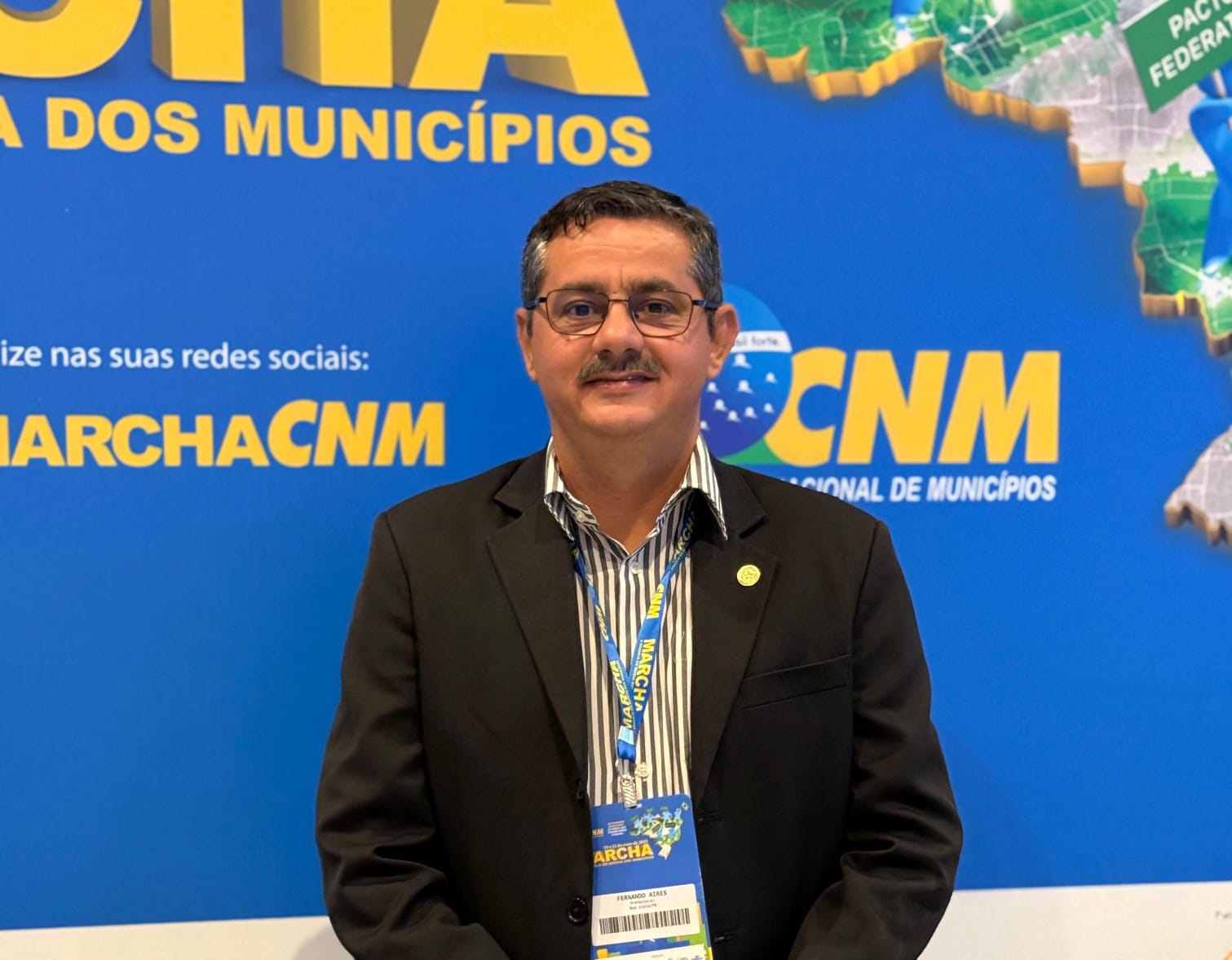 Em Brasília, Fernando Aires cumpre agenda em busca de benefícios para Boa Vista durante Marcha dos Prefeitos