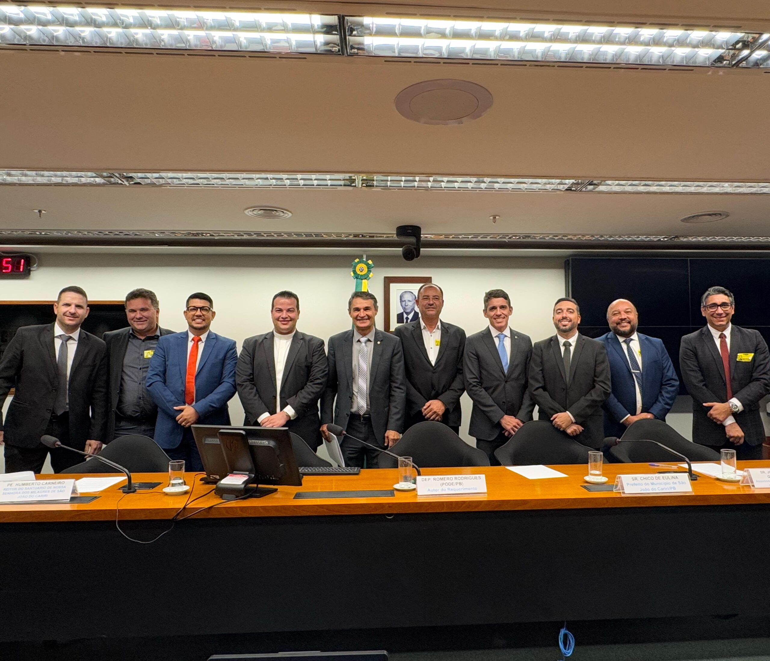 Comitiva de São João do Cariri participa de audiência pública na Câmara Federal e reforça luta pelo reconhecimento da cidade como “Cidade da Fé”