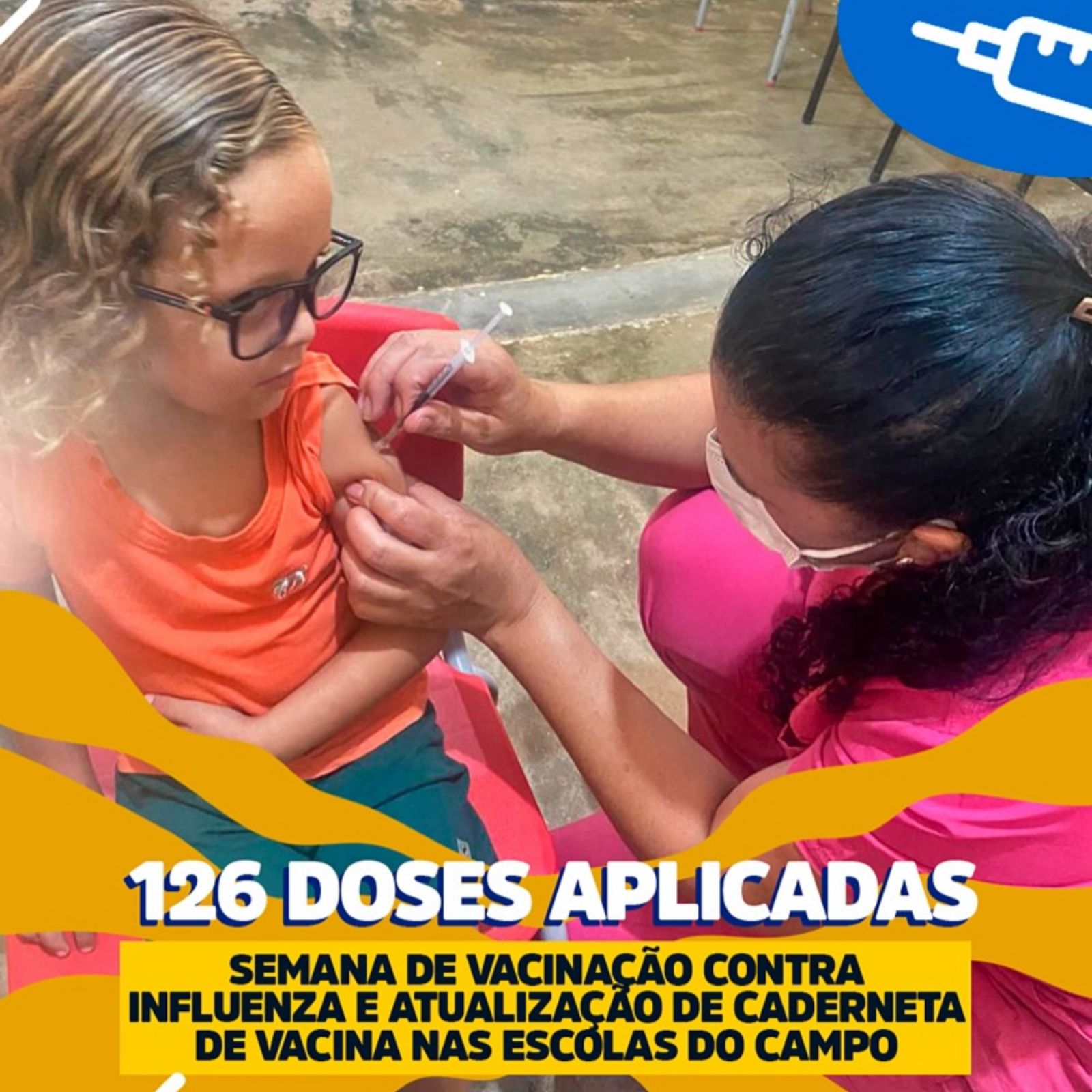 Prefeitura de Livramento realiza vacinação em escolas da zona rural e aplica mais de 120 doses