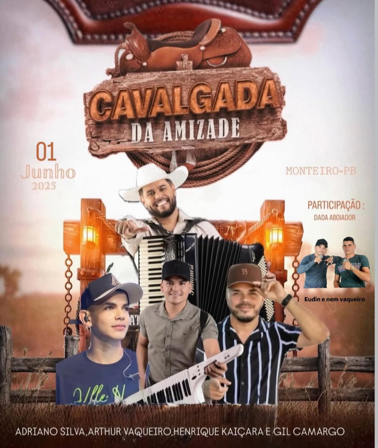 Monteiro se prepara para a tradicional Cavalgada da Amizade neste sábado, 1º de junho
