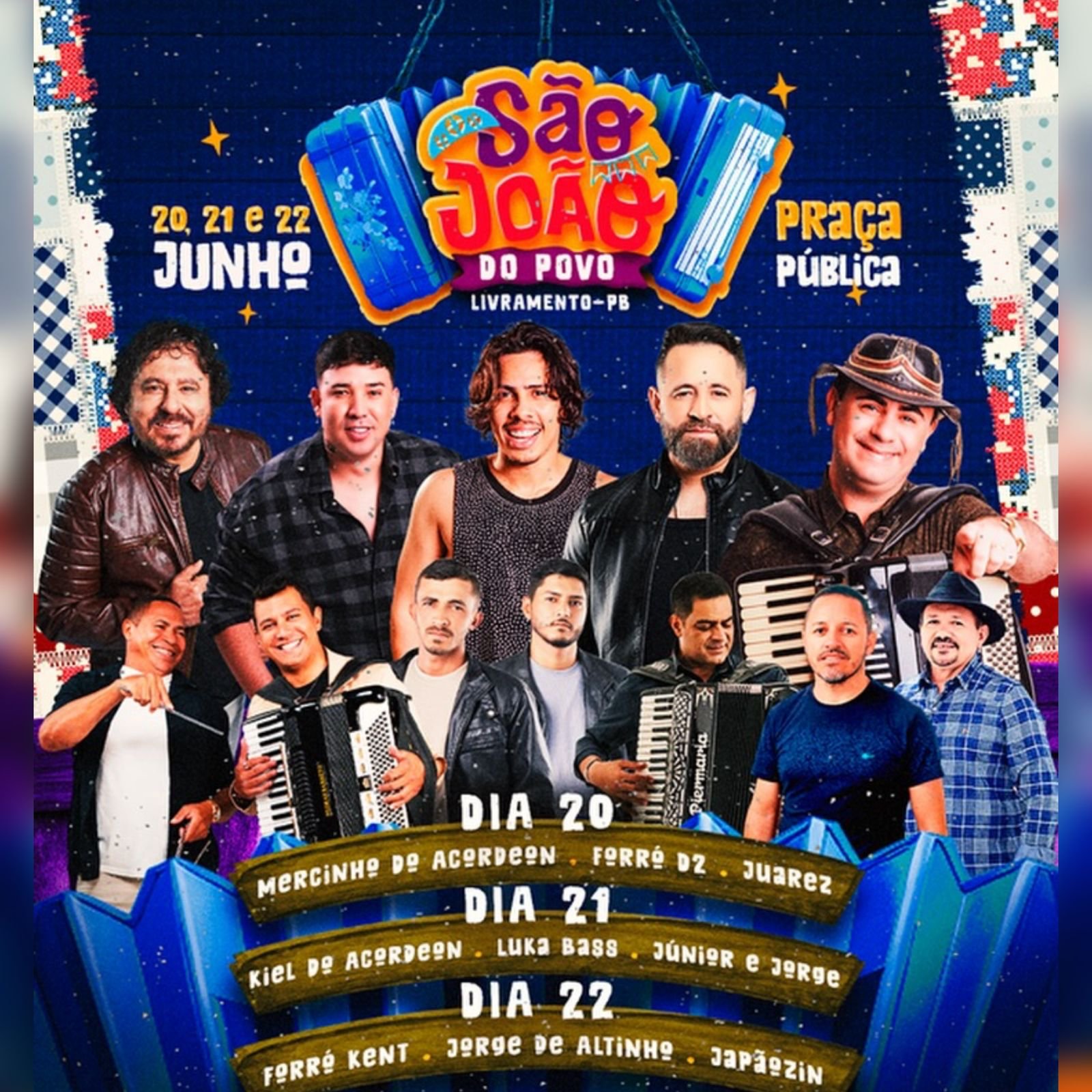 São João do Povo promete agitar Livramento com três dias de festa em praça pública