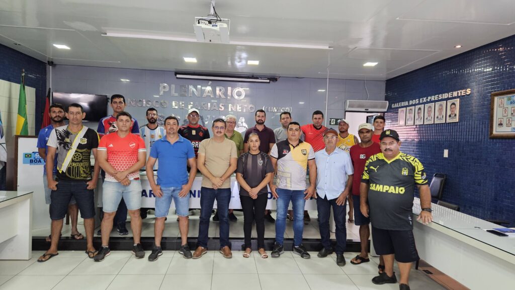 Prefeitura de Boa Vista realiza nova reunião com dirigentes e define data de abertura de seu Campeonato Municipal de Futebol