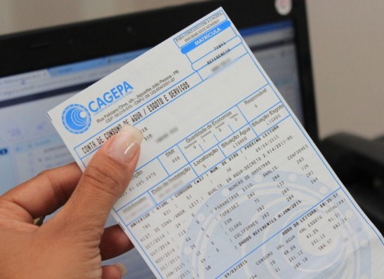 Cagepa propõe aumento de 7,72% no valor da conta de água na Paraíba