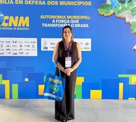 Prefeita de Zabelê, Jorsâmara Neves, participa da Marcha dos Prefeitos em Brasília e destaca busca por investimentos