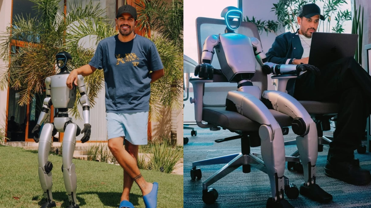Brasileiro compra robô humanoide de R$ 400 mil e viraliza nas redes sociais