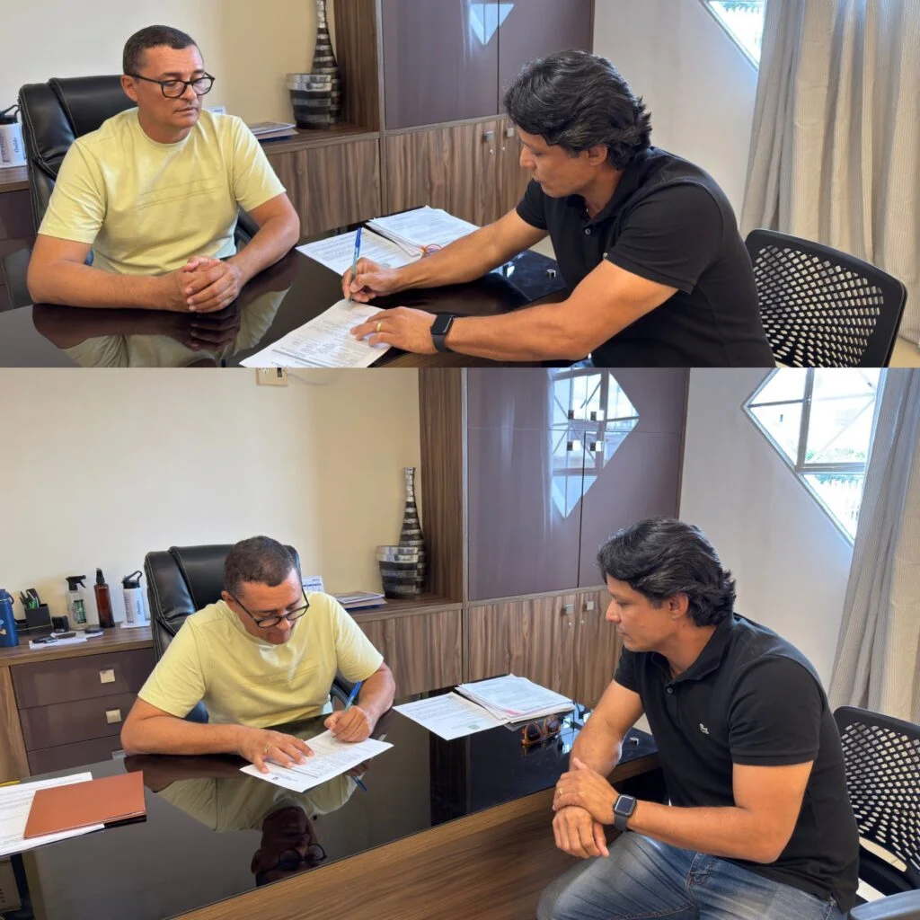 Prefeito Onildo assina ordem de serviço para construção de calçamento no sítio Porteiras, zona rural de São Domingos do Cariri