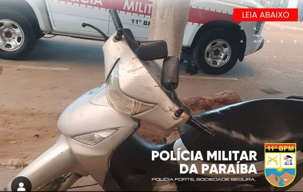 Polícia Militar apreende motocicleta adulterada durante buscas por foragido em cidade do Cariri
