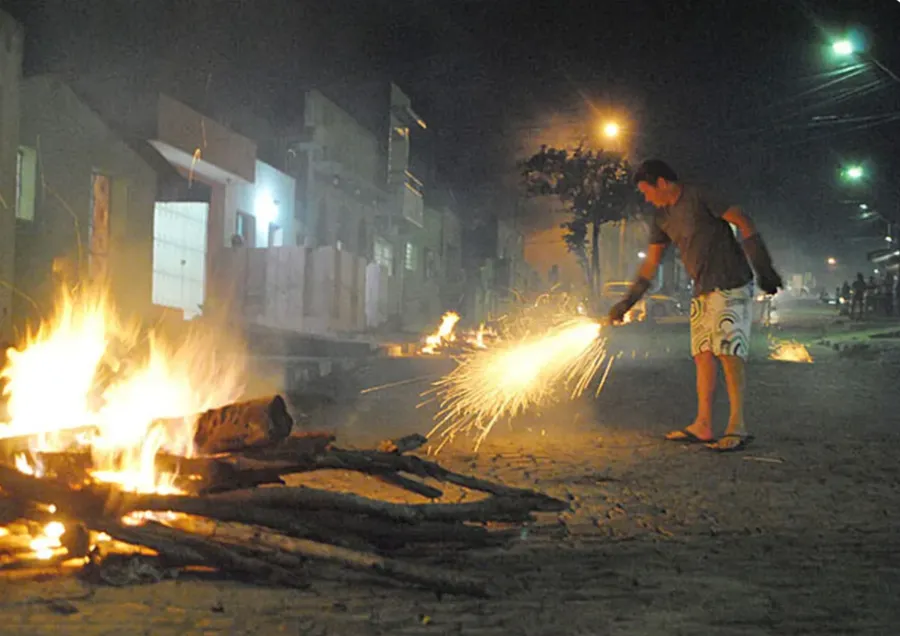 São João na Paraíba: o que pode e o que não pode em relação a fogueiras e fogos de artifício