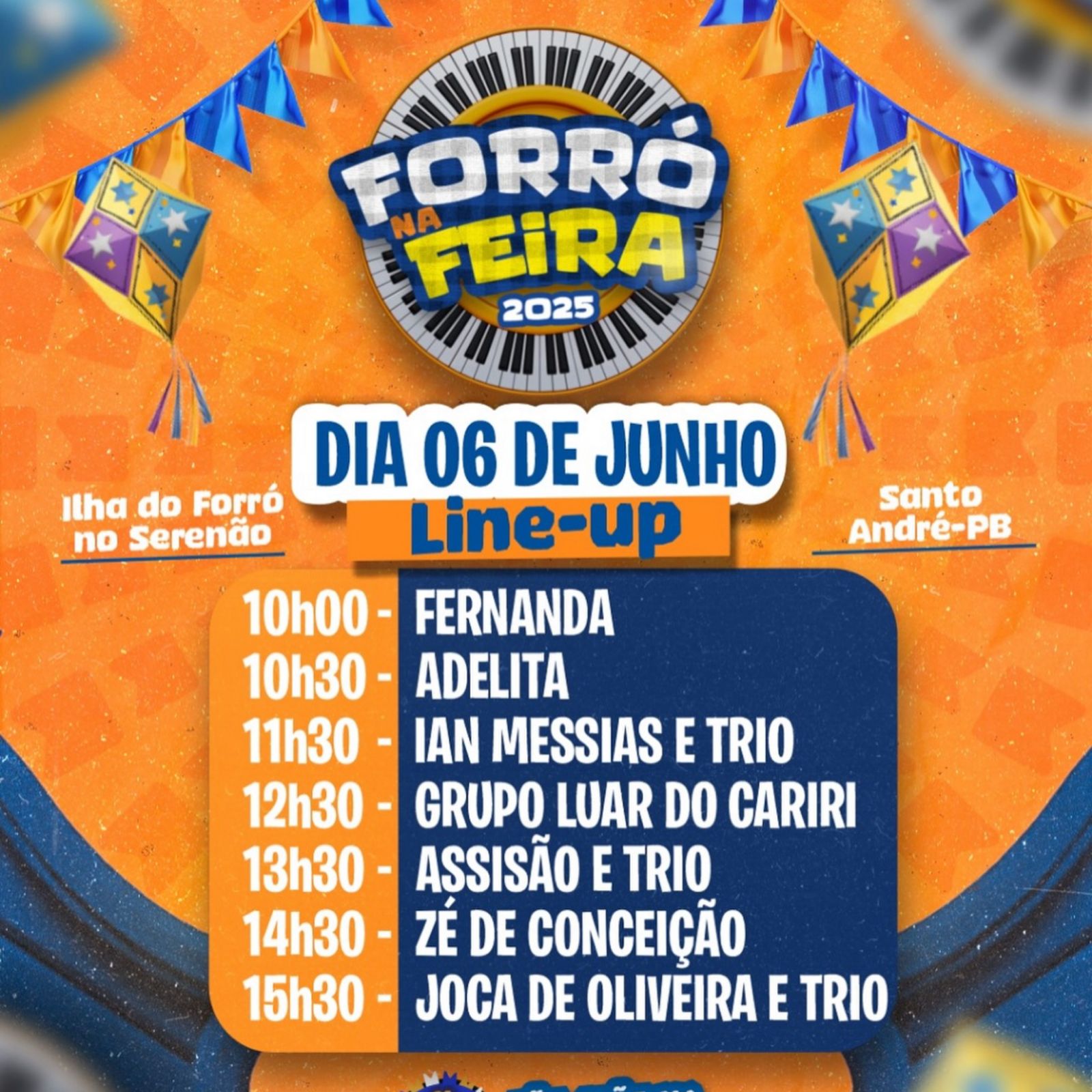 Forró na Feira 2025: Santo André divulga atrações para animar o público no Serenão