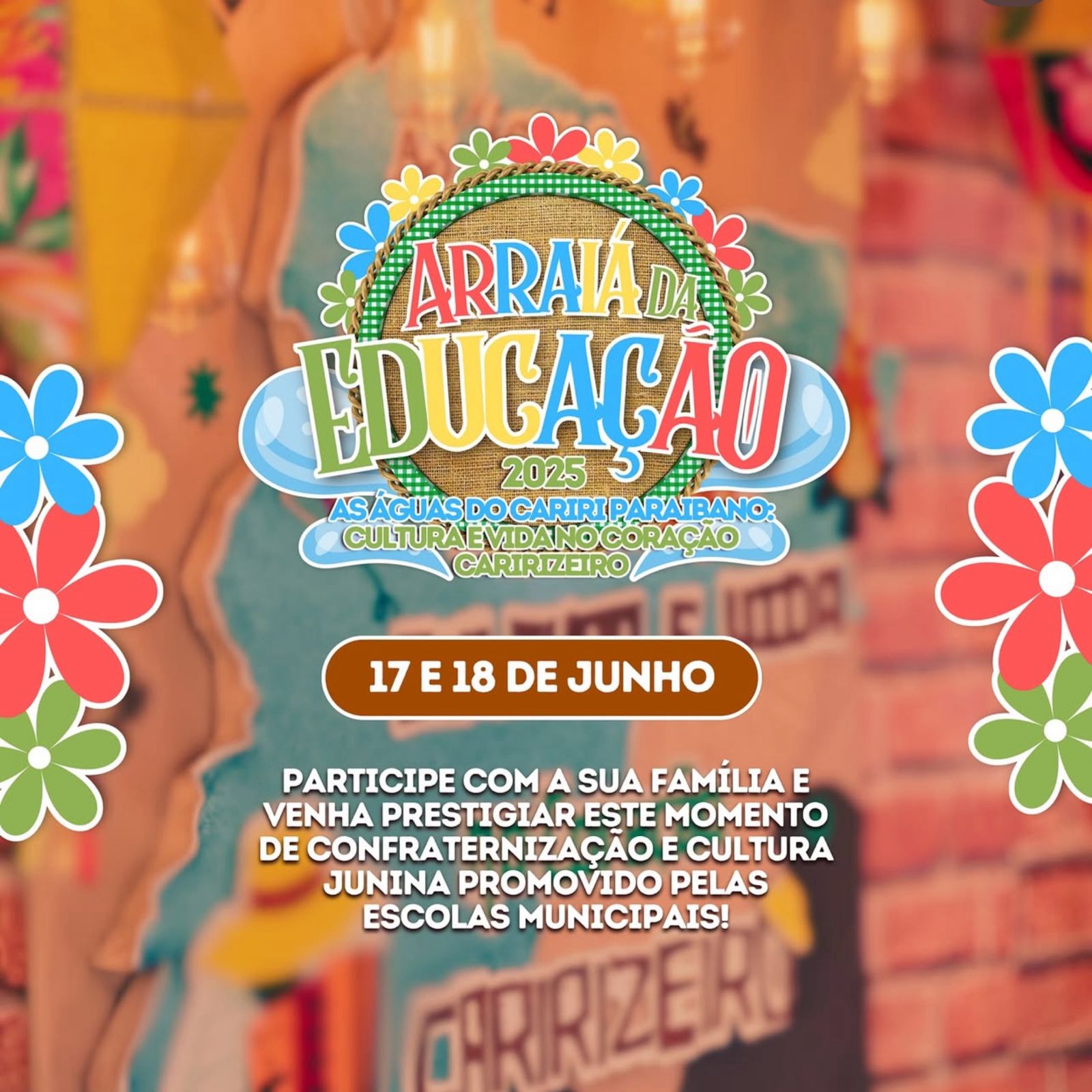 Prefeitura de Livramento promove Show de Cultura Junina com talentos estudantis nos dias 17 e 18 de junho