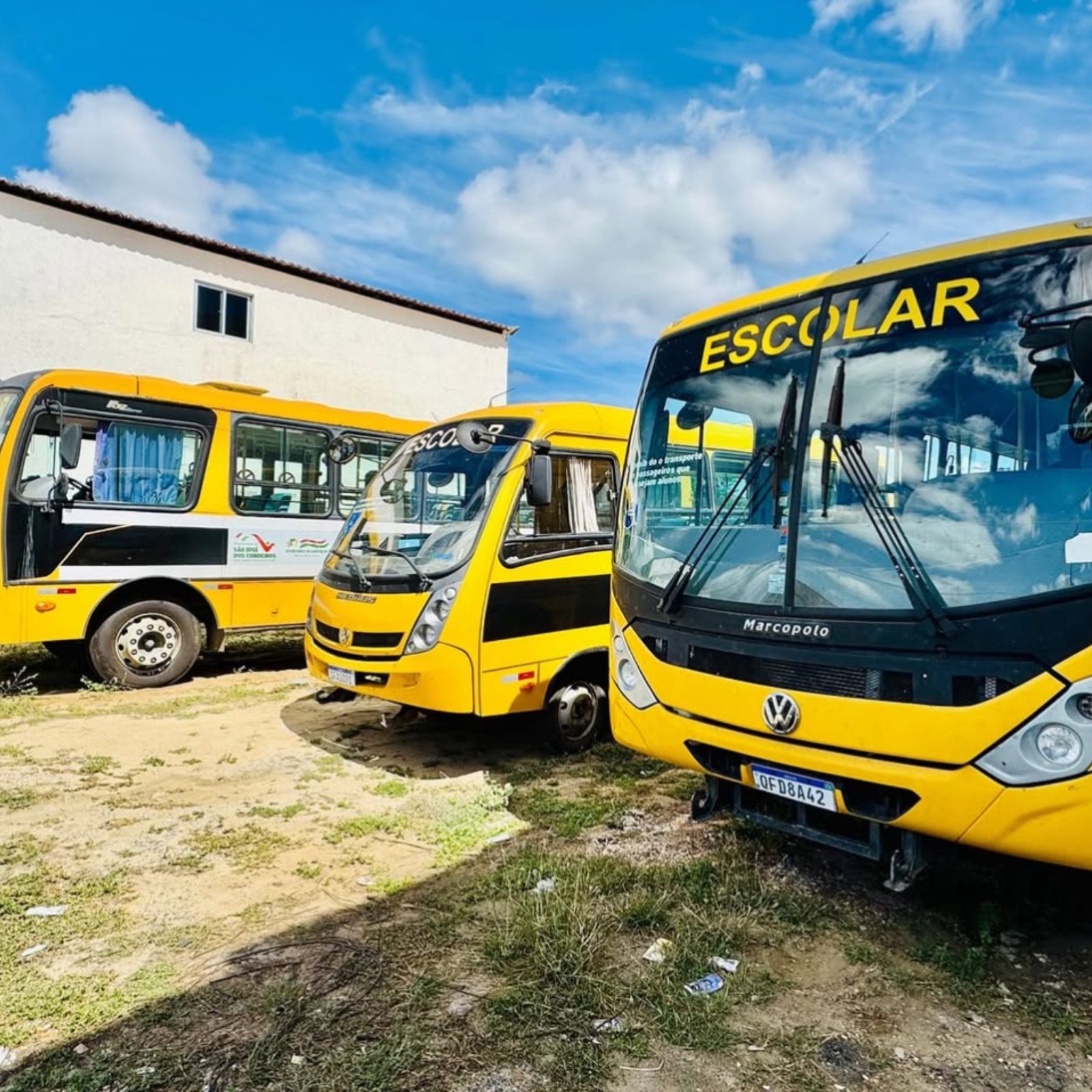 Prefeitura de São José dos Cordeiros realiza vistoria completa na frota de ônibus escolares