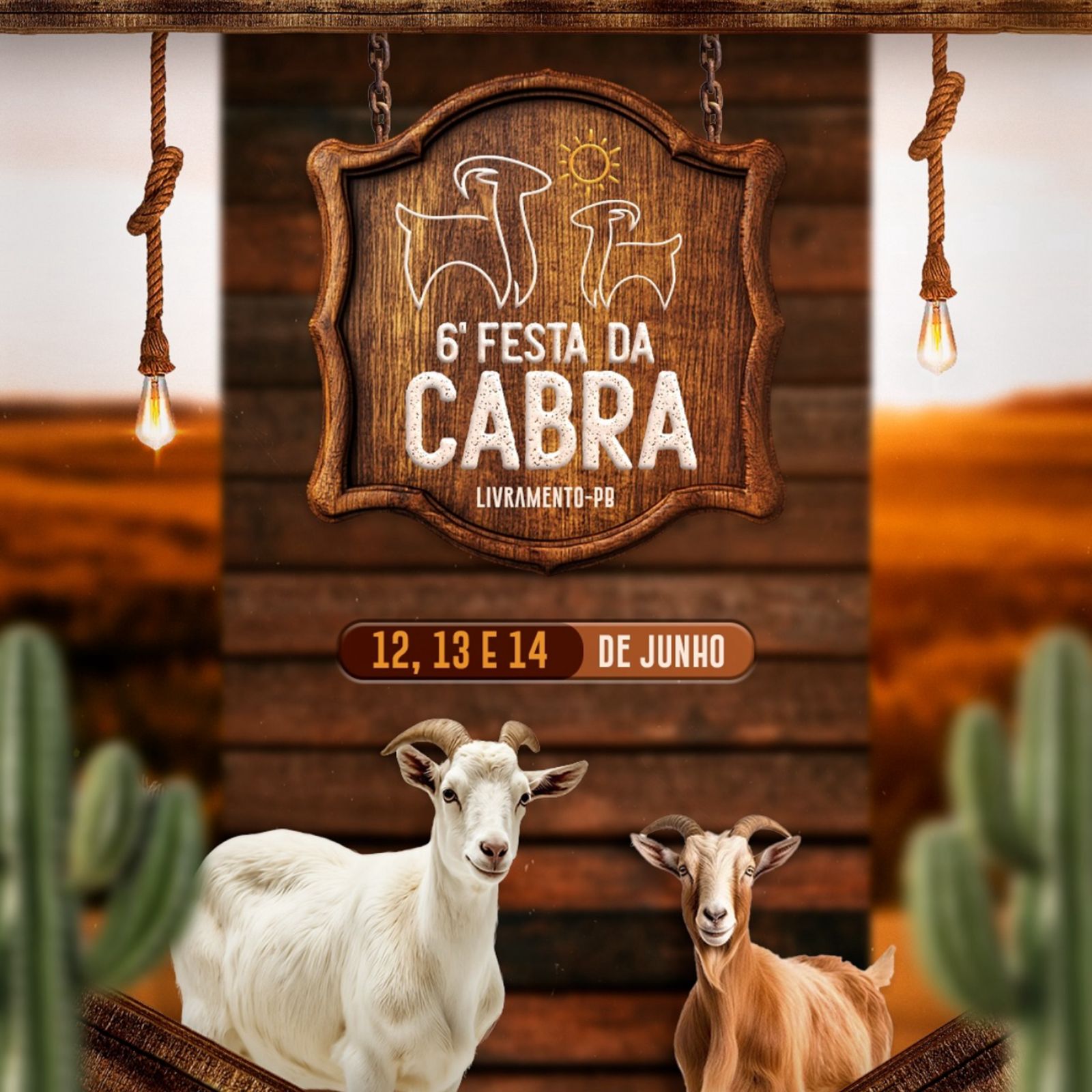 Tudo pronto para a 6ª Festa da Cabra em Livramento-PB