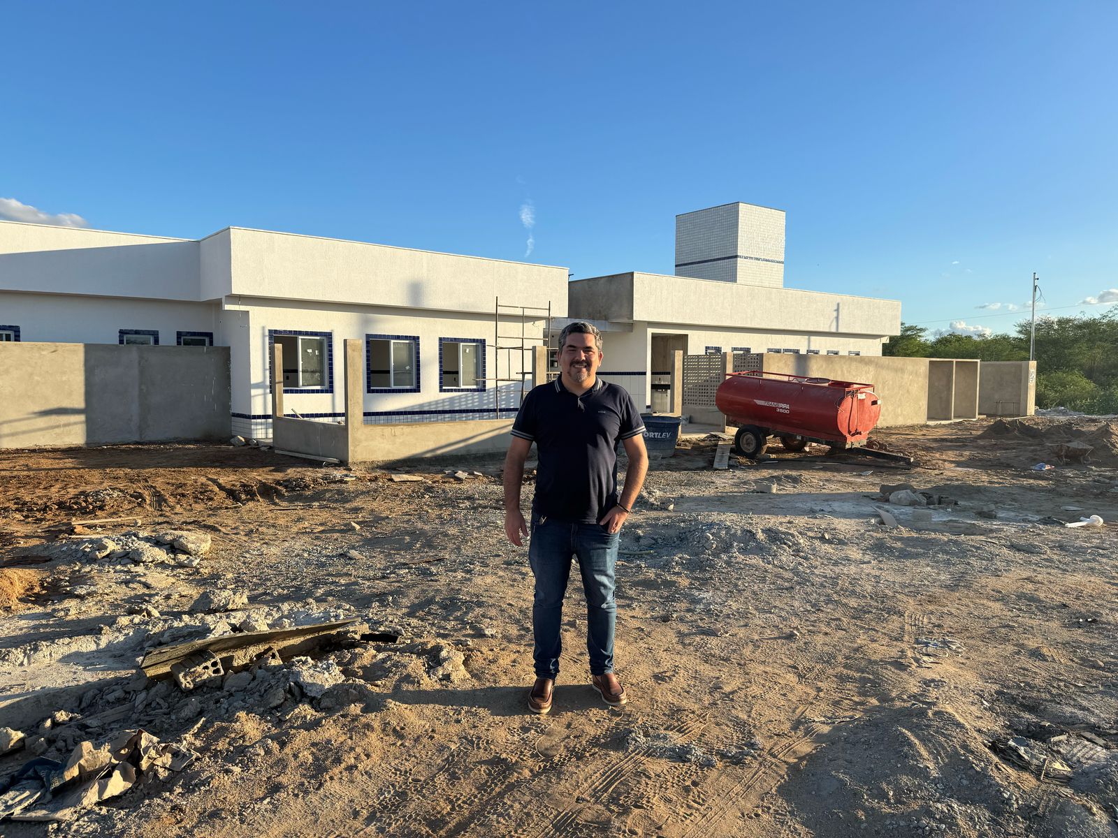 Nova creche de Coxixola entra na fase final de obras e promete fortalecer a educação infantil no município
