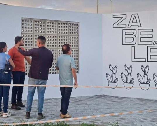 Prefeita Jorsamara vistoria série de obras em andamento em Zabelê