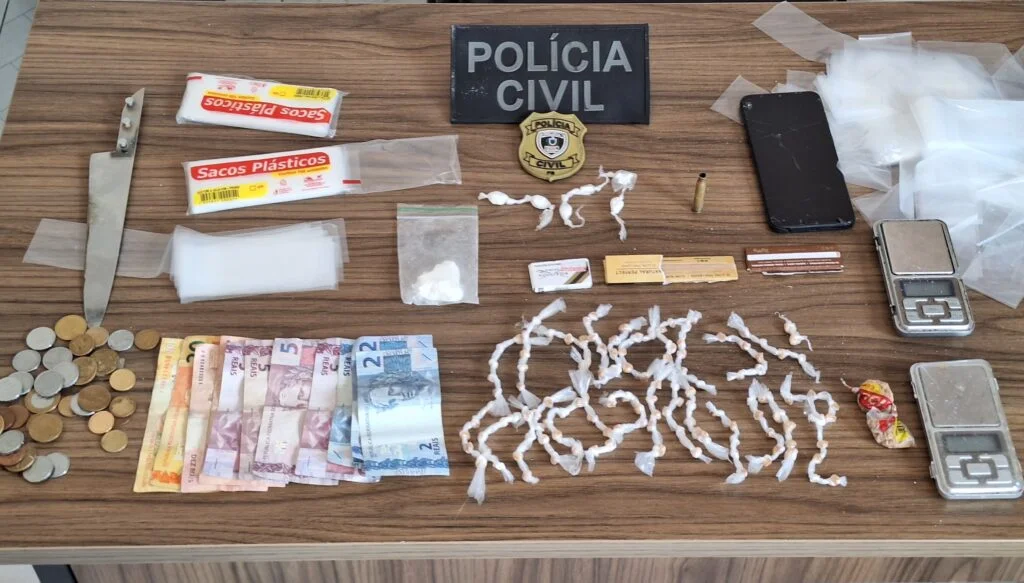 Polícia civil apreende drogas em ponto de venda no Cariri
