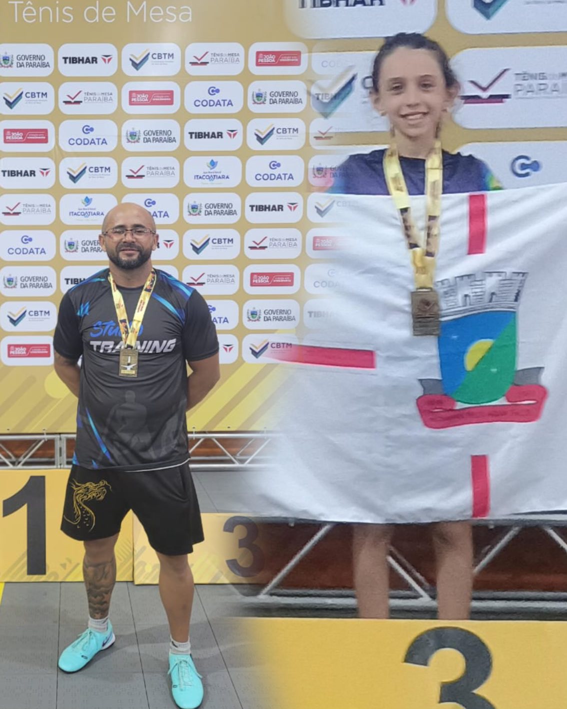 Atletas de Sumé conquistam medalhas na Copa Brasil de Tênis de Mesa