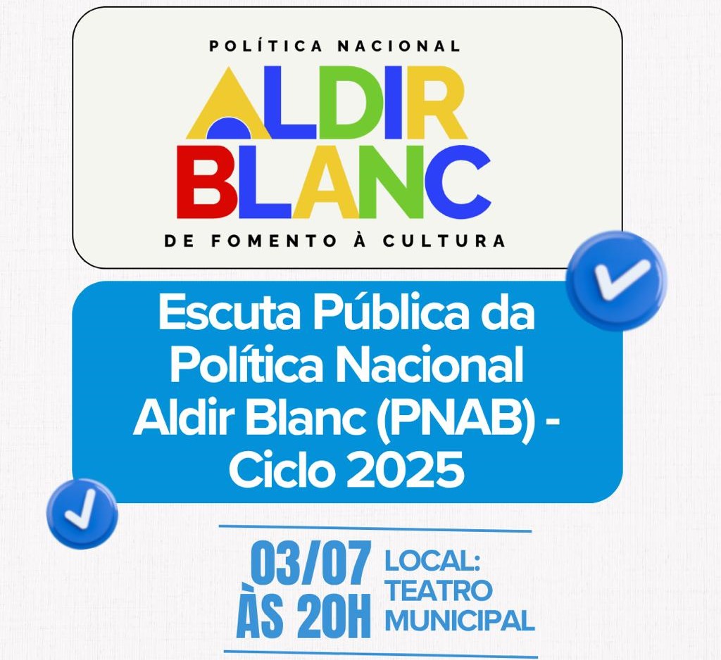 MAIS CULTURA: Monteiro realiza Oitiva Cultural da PNAB nesta quinta-feira (03) no Teatro Jansen Filho