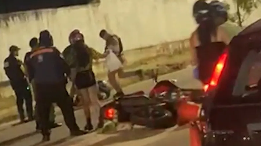 Agentes do Detran-PB e PM são filmados agredindo motociclista após blitz em Santa Rita