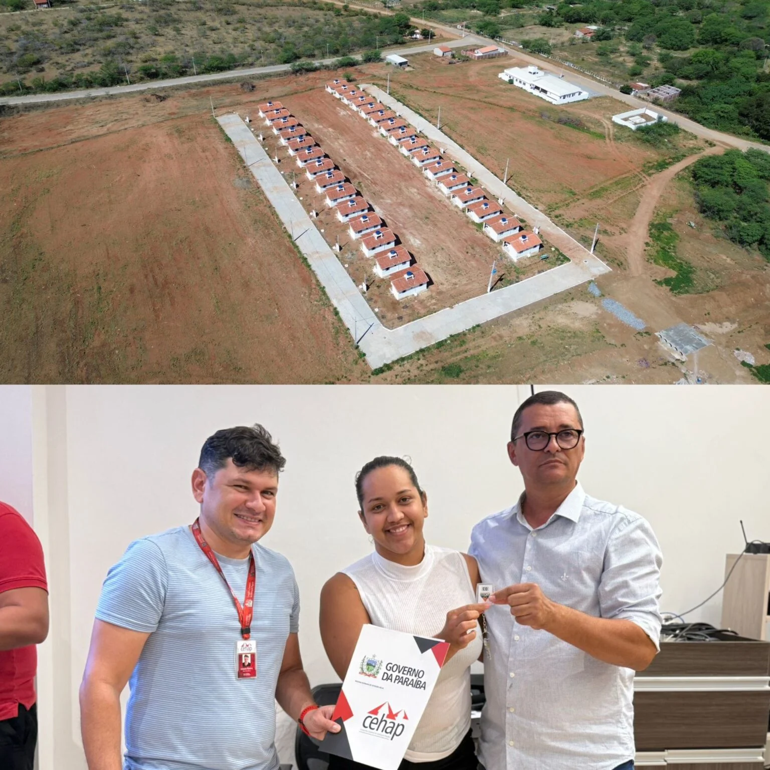 Prefeitura de São Domingos do Cariri e CEHAP entregam 30 novas casas pelo Programa Parceiro da Habitação