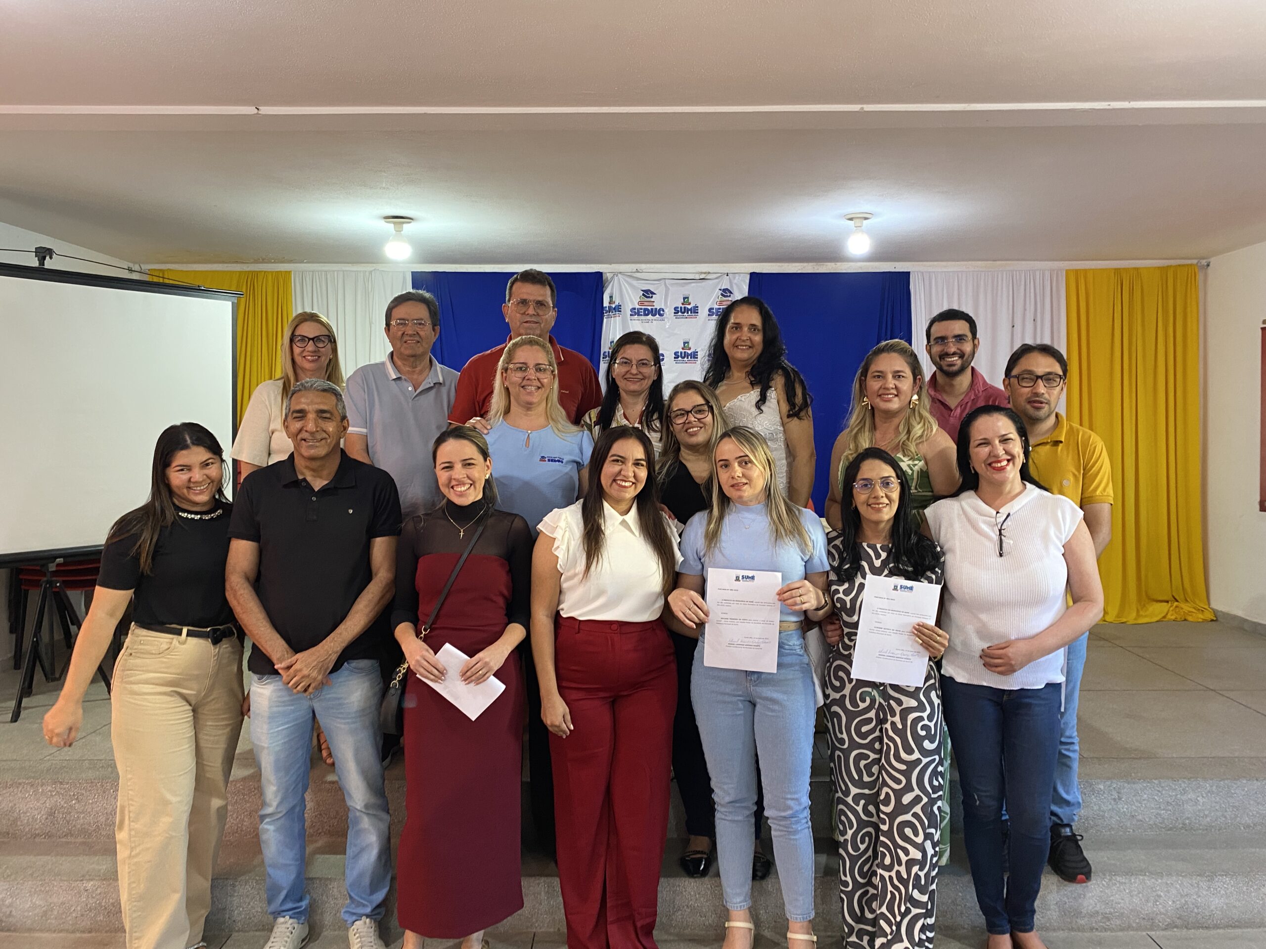 Gestores escolares da rede municipal de Sumé tomam posse após aprovação em PSS