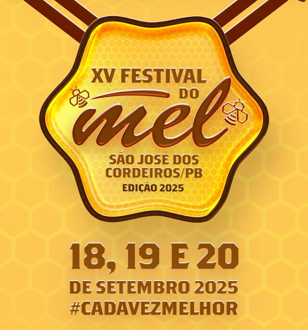 São José dos Cordeiros anuncia datas da edição 2025 do Festival do Mel aumentando expectativa para o evento