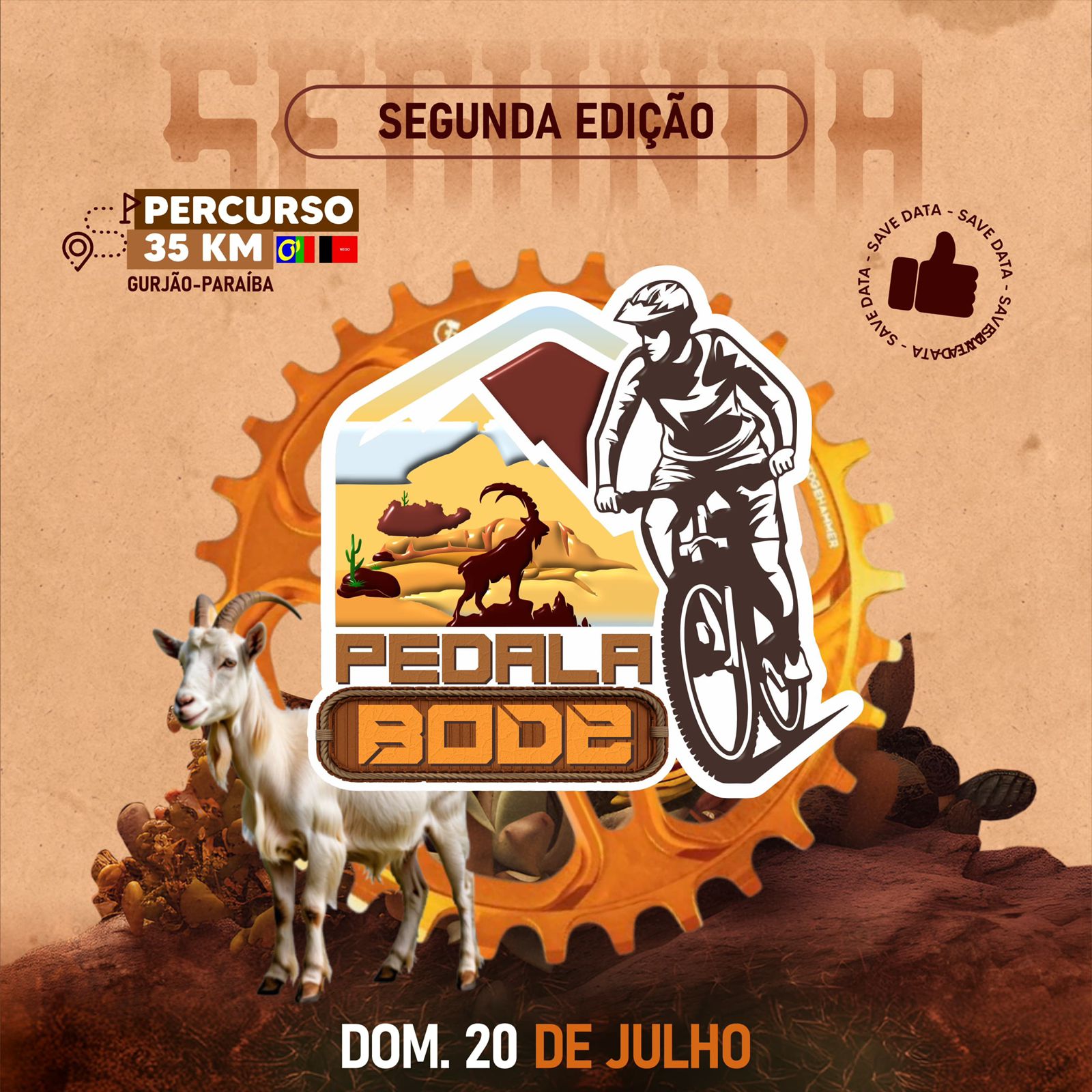 Pedala Bode 2025 promete aventura e emoção nas trilhas de Gurjão neste domingo (20)