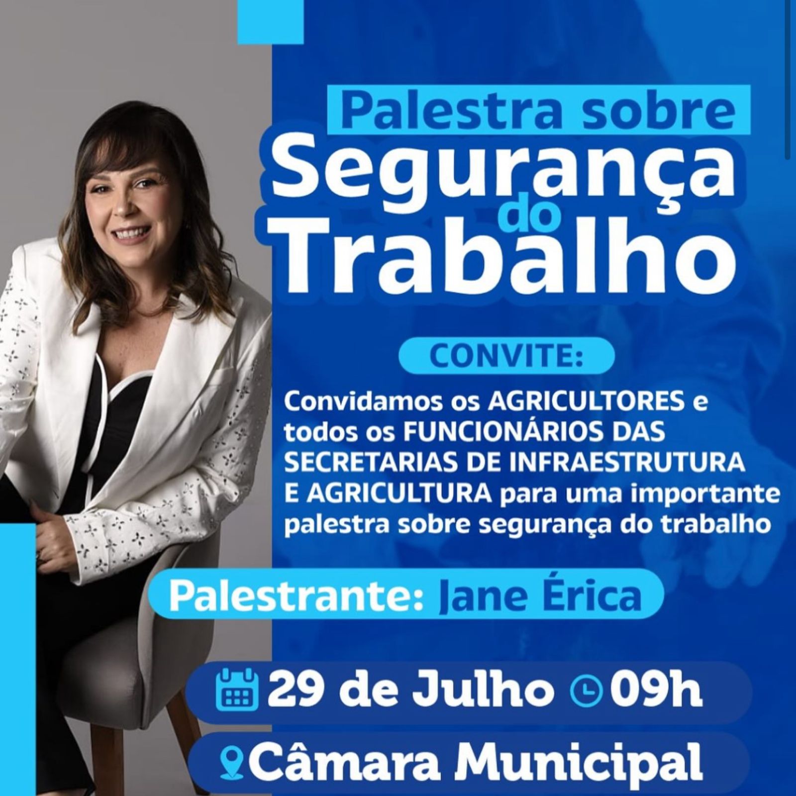 Prefeitura de Santo André realiza palestra sobre segurança do trabalho para agricultores e servidores municipais
