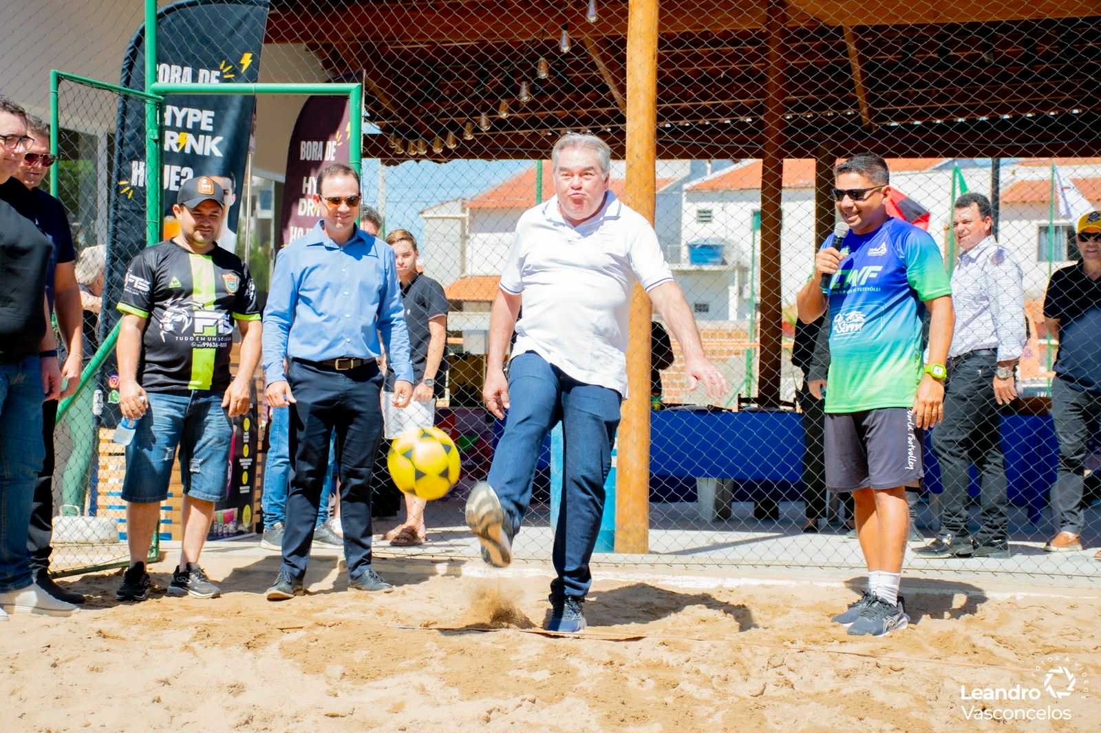 Secretário de Esportes da Paraíba, Lindolfo Pires, prestigia inauguração e participa de eventos esportivos no Cariri