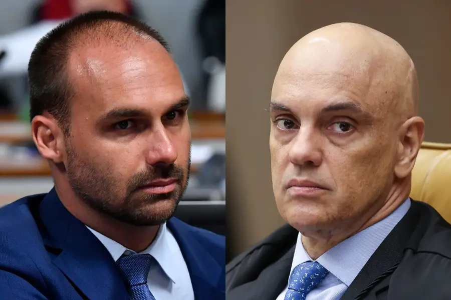 Para ministros do STF, Moraes vai mandar prender Eduardo Bolsonaro